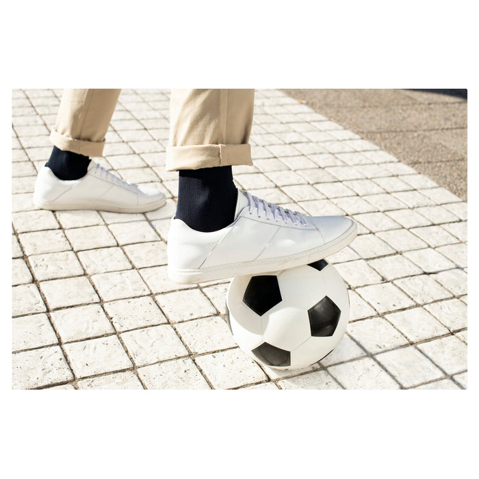 Jobst For Men Knee Casual High Medium Black 15-20mmHg.