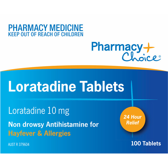 Pharmacy Choice Loratadine 100 Tablets