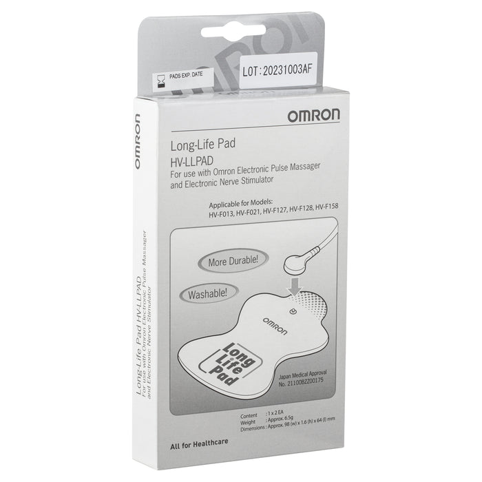 Omron TENS Long Life Pads - 1 Set- 2 Piece