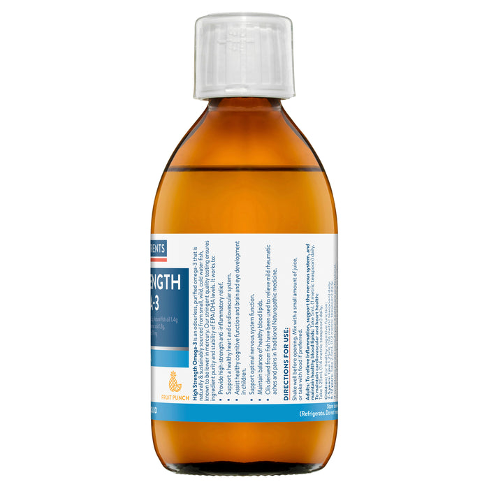 Ethical Nutrients Hi-Strength Liquid Fish Oil Fruit Punch 280ml