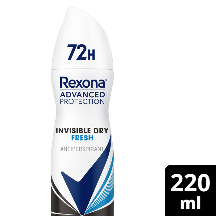 Rexona Women Antiperspirant Deodorant Invisible Fresh 220ml