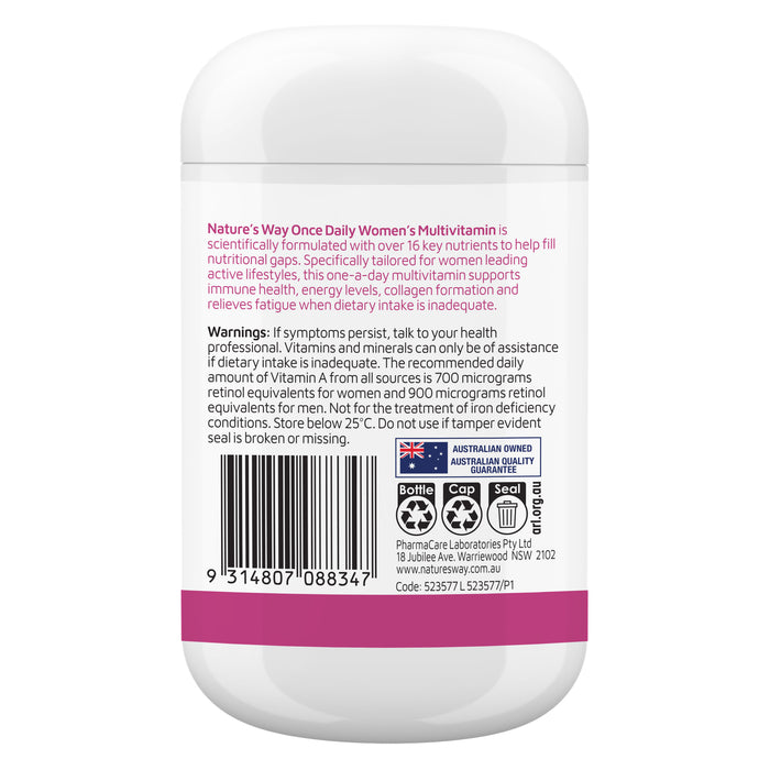 Nature's Way Womens Multi Vitamin 120 Tablets