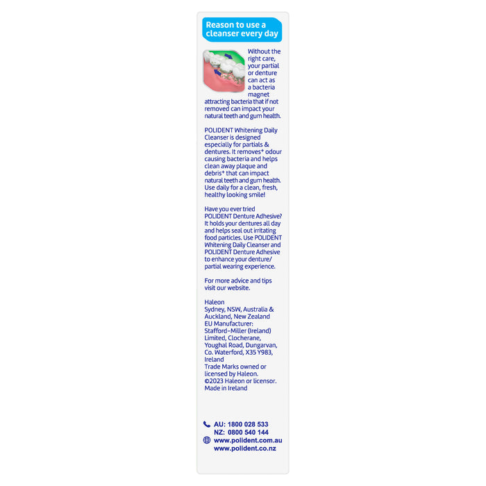Polident  Denture Cleanser Whitening Tablets 36.