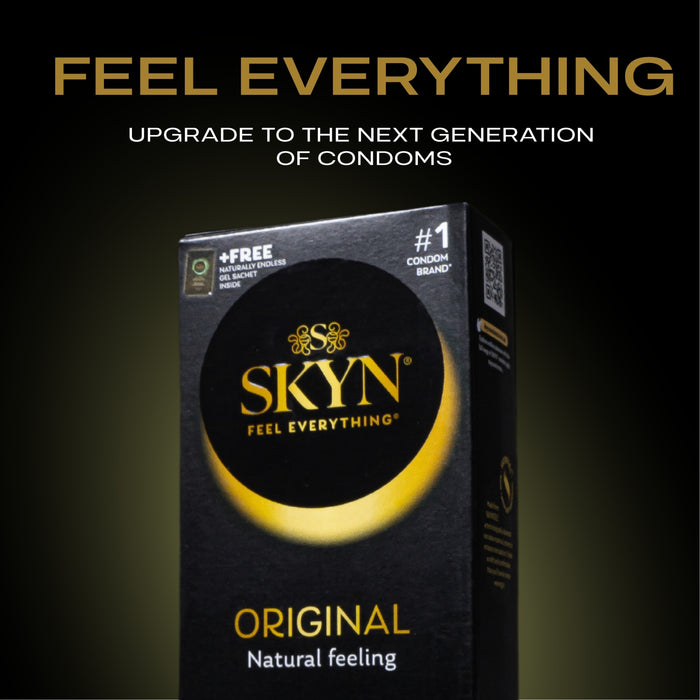 Ansell Lifestyles Condoms SKYN Original 40 Soft Latex Free.