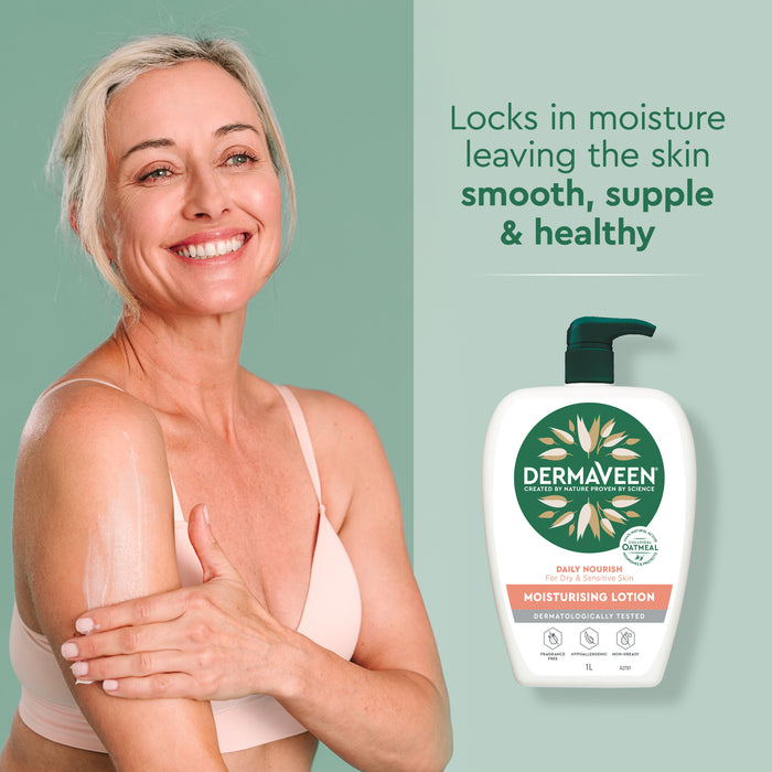 Dermaveen Daily Nourish Moisturising Lotion 1 Litre.