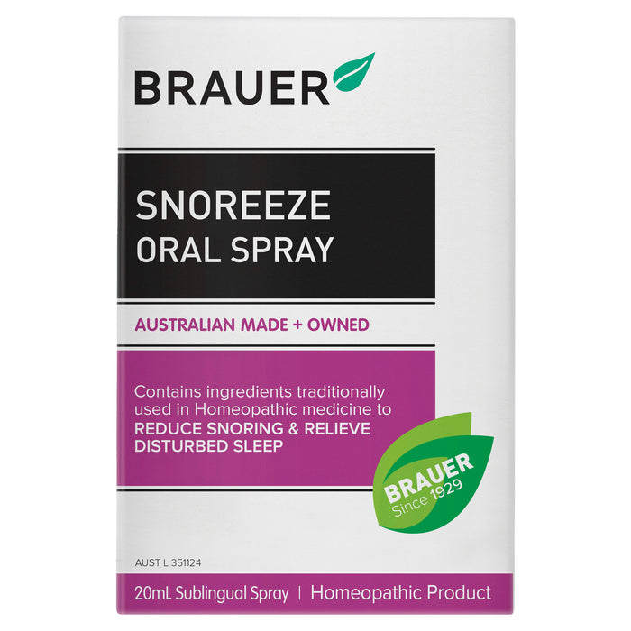 Brauer Snore Eze Oral Spray 20ml