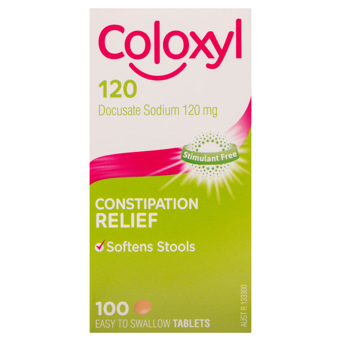 Coloxyl 120mg Tablets 100