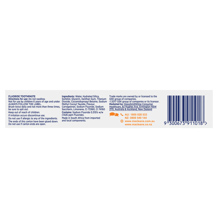 Macleans Toothpaste Big Teeth 63g