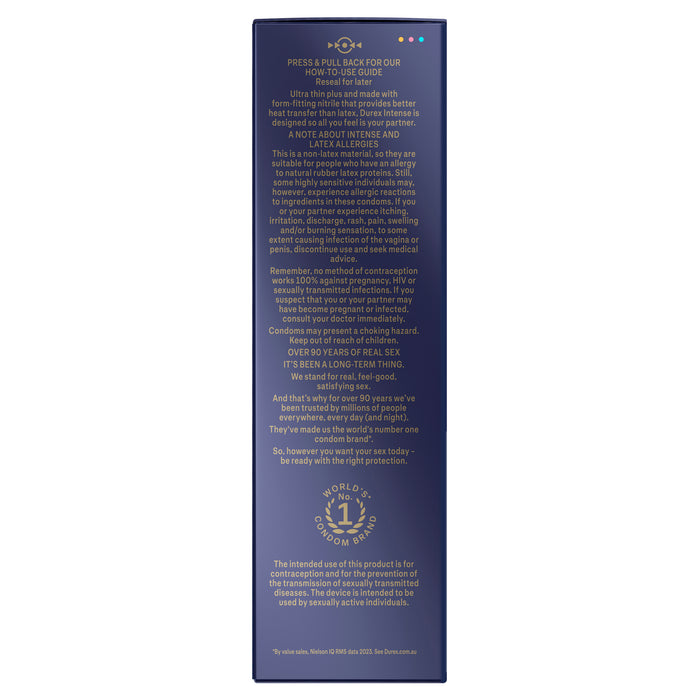 Durex Intense Condom XL 10Pack