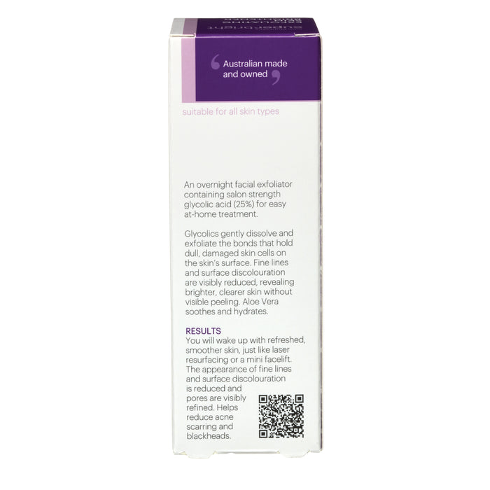 Plunkett SuperBright Exfol Skin Bright Glyco Peel Serum 15ml.