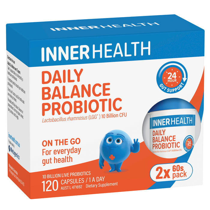 Inner Health Daily Balance Probiotics 120 Capsules