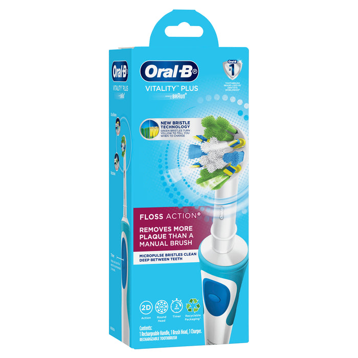 Oral B Power Vitality+ Floss Action Toothbrush.