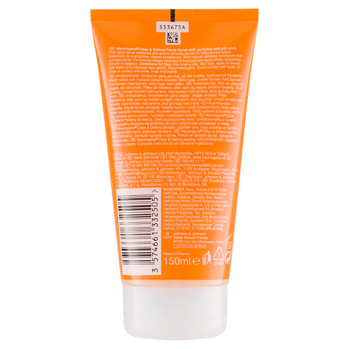 Neutrogena Visibly Clear Spot Proofing Smoothing Scrub 150ml
