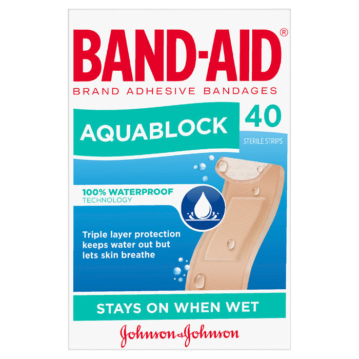 Band-Aid Brand Aquablock Strips 40.