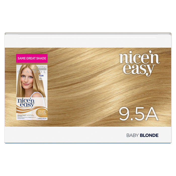 Clairol Nice N Easy 9.5A Natural Baby Blonde.