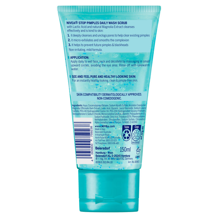 Nivea Pure Effect Clean Deeper Scrub 150ml