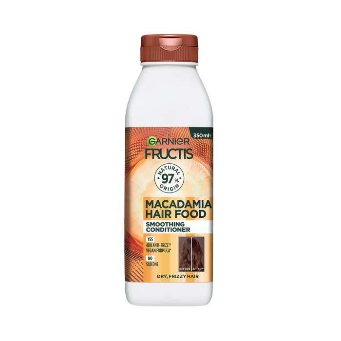 Garnier Fructis Hair Food Conditioner Smoothing Macadamia 350ml