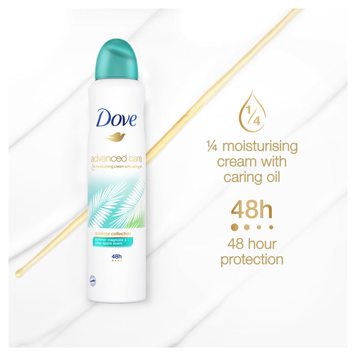 Dove Antiperspirant Advanced Care Summer Collection Summer Magnolia & Crisp Apple 220ml