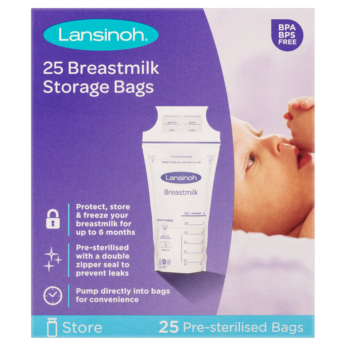 Lansinoh Breast Milk Storage Bags 25.