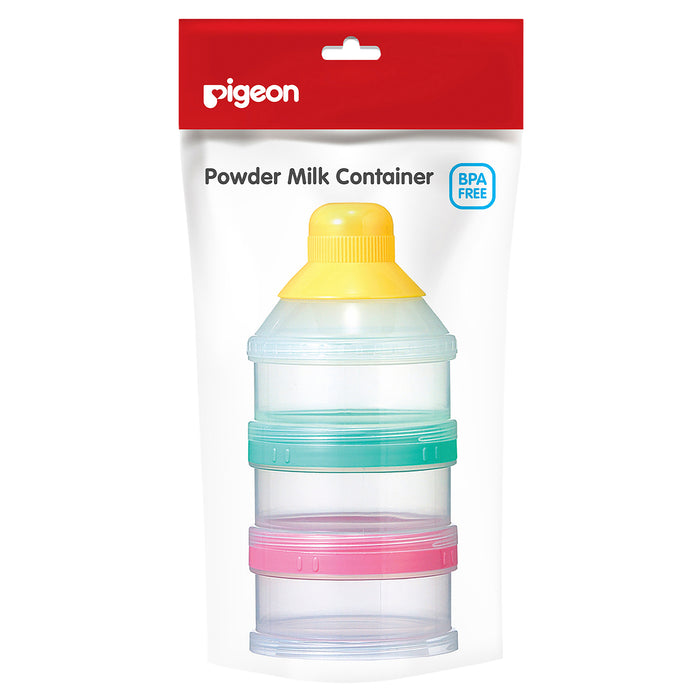 Pigeon Powdered Milk Container.