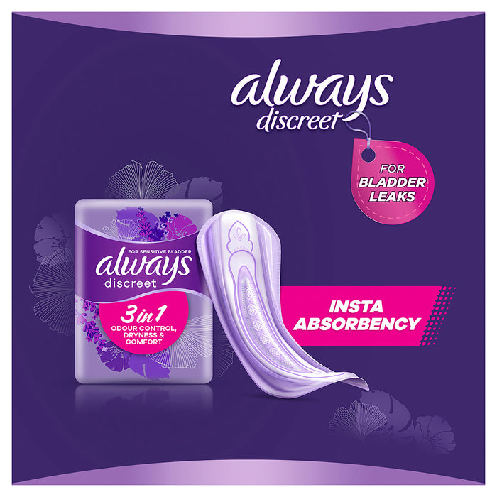 Always Discreet Long Pad 10 Pack