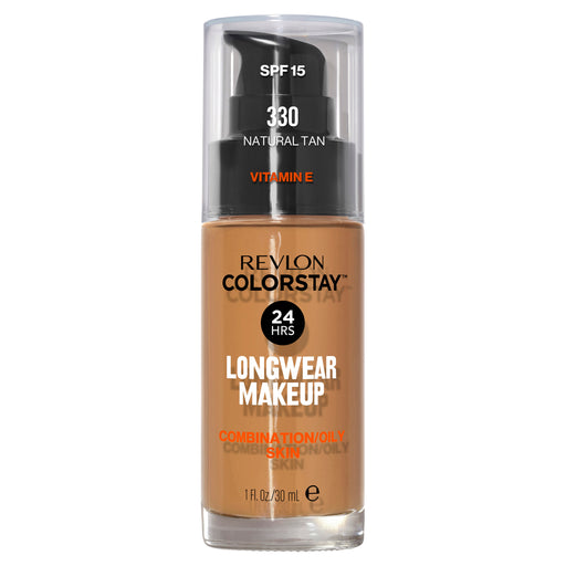Revlon Colorstay 24 HR Longwear Foundation Combination/Oily Skin Natural Tan 330.