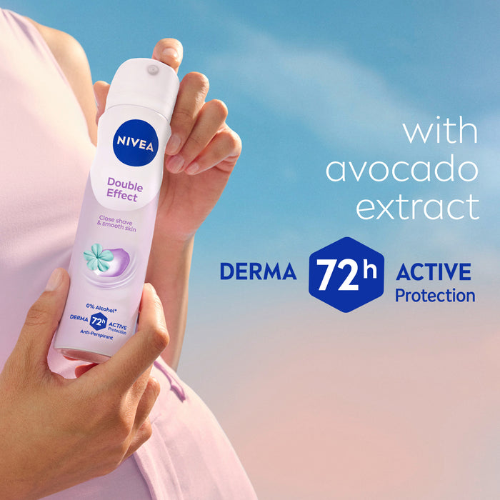 Nivea Women Deodorant Double Effect White Senses Aerosol 250ml.