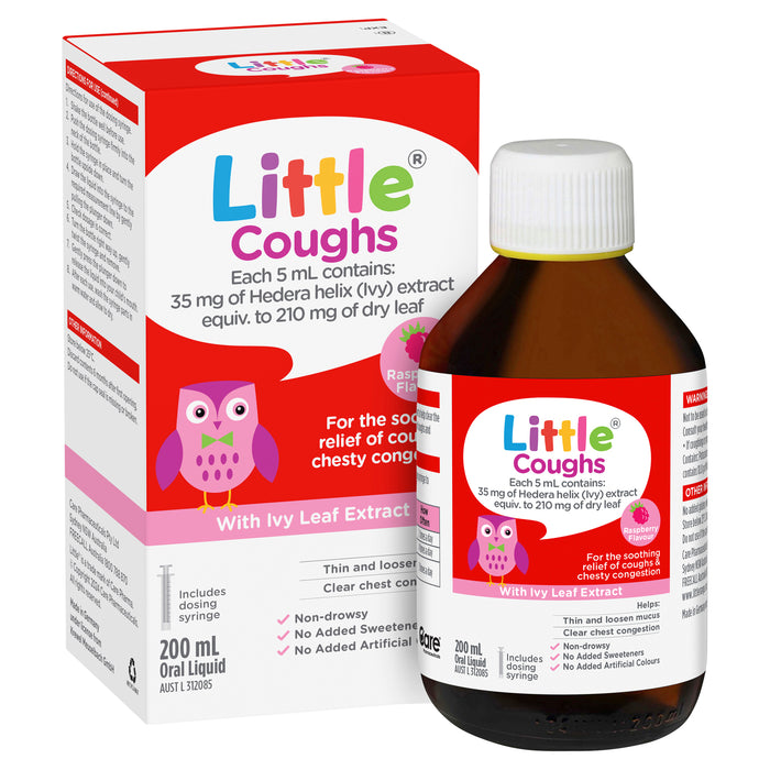 Little Coughs Raspberry 200ml