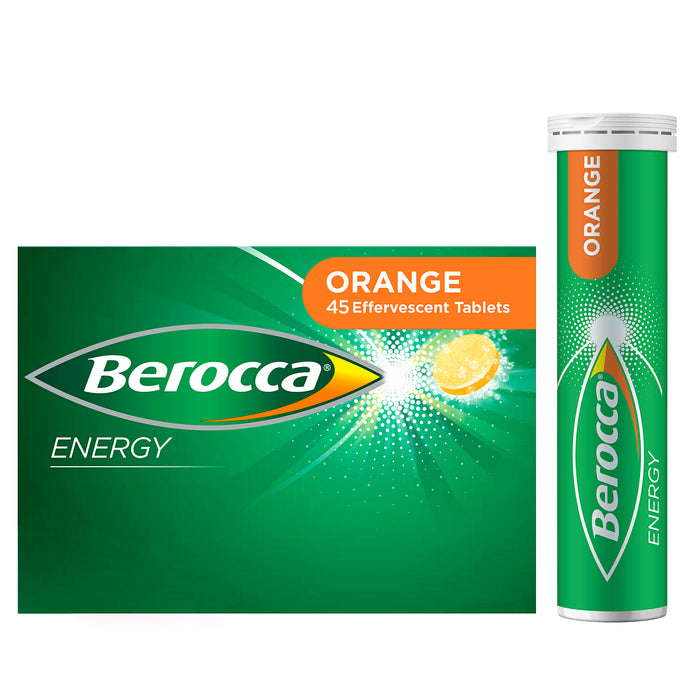 Berocca Energy Orange Effervescent Tablets 45