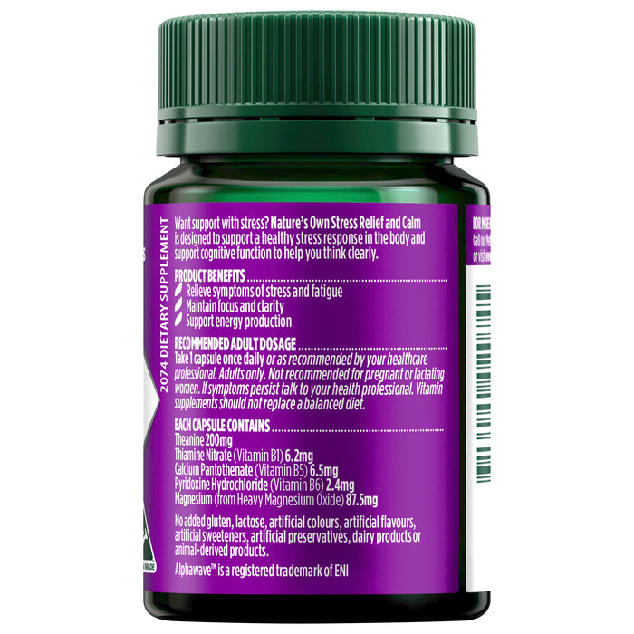 Nature's Own Stress Relief & Calm 30 Capsules