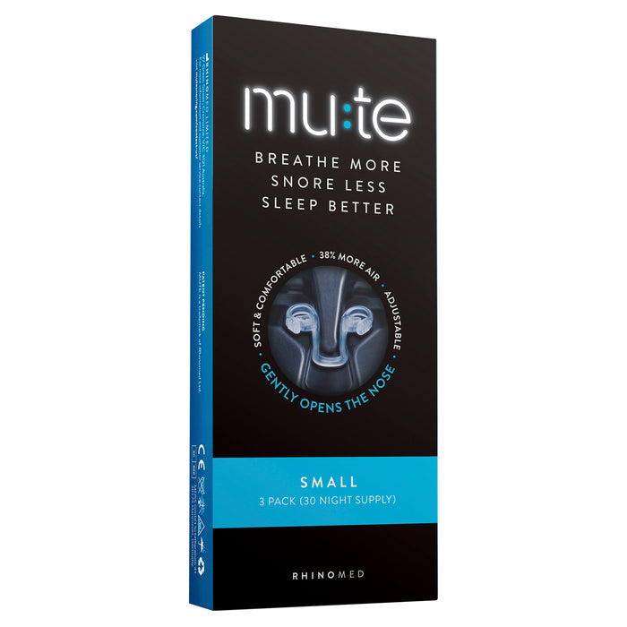 Rhinomed Mute Snoring Device Small X 3 Pack