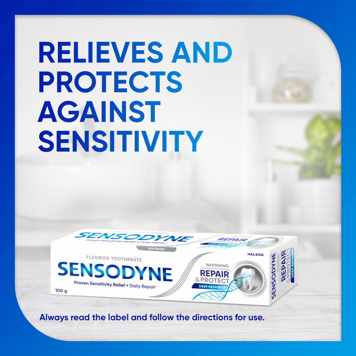 Sensodyne Repair & Protect Whitening Toothpaste 100g.