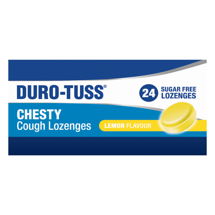Duro-Tuss Chesty Lozenges Sugar Free Lemon 24.
