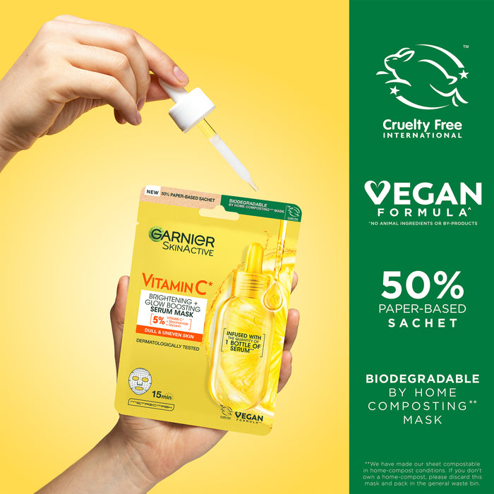 Garnier Skin Active Vitamin C Brightening & Hydrating Sheet Mask