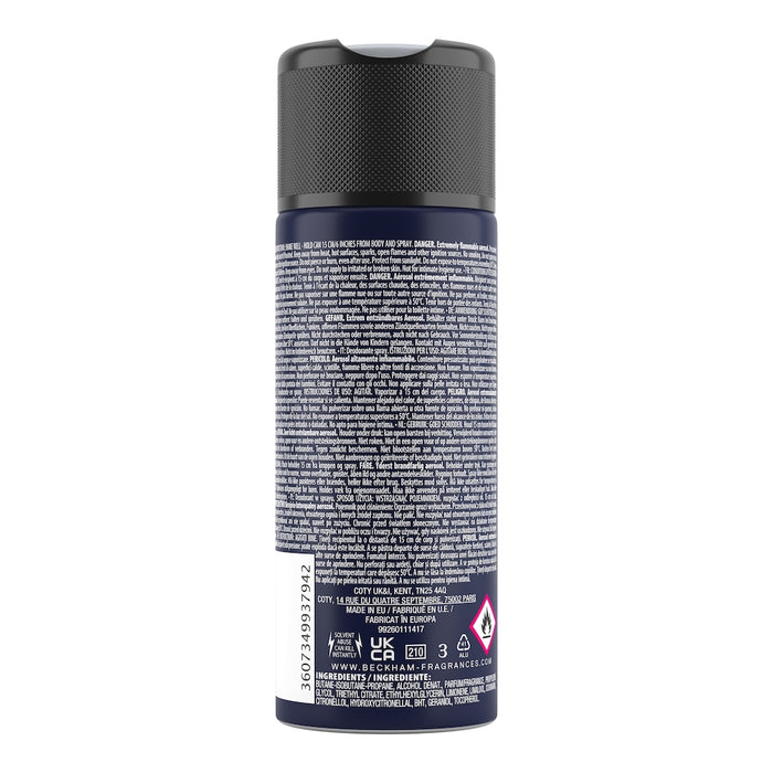 David Beckham Classic Blue Deodorant Spray 150ml