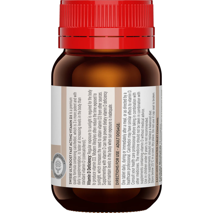 Fast Acting Vitamin D3 90 Capsules