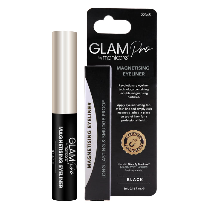 Glam By Manicare Magnetising Eyeliner Black.