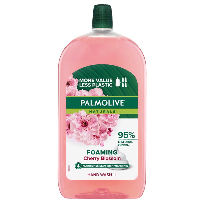 Palmolive Hand Wash Naturals Foaming Cherry Blosson 1  Litre