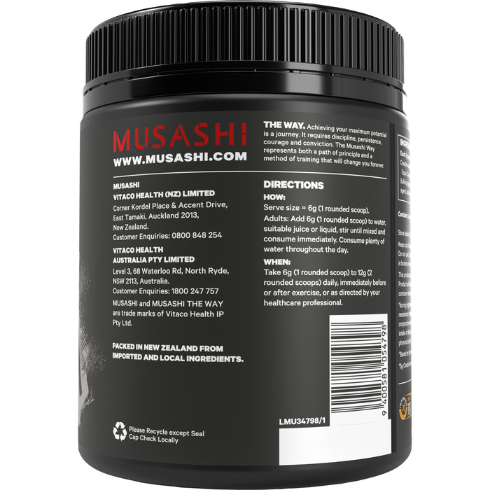 Musashi Creatine Berry Flavour 420g Powder