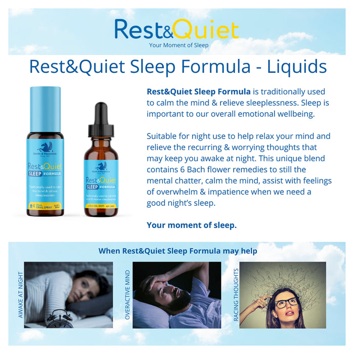 Rest and Quiet Sleep Formula 25ml Oral Spray.