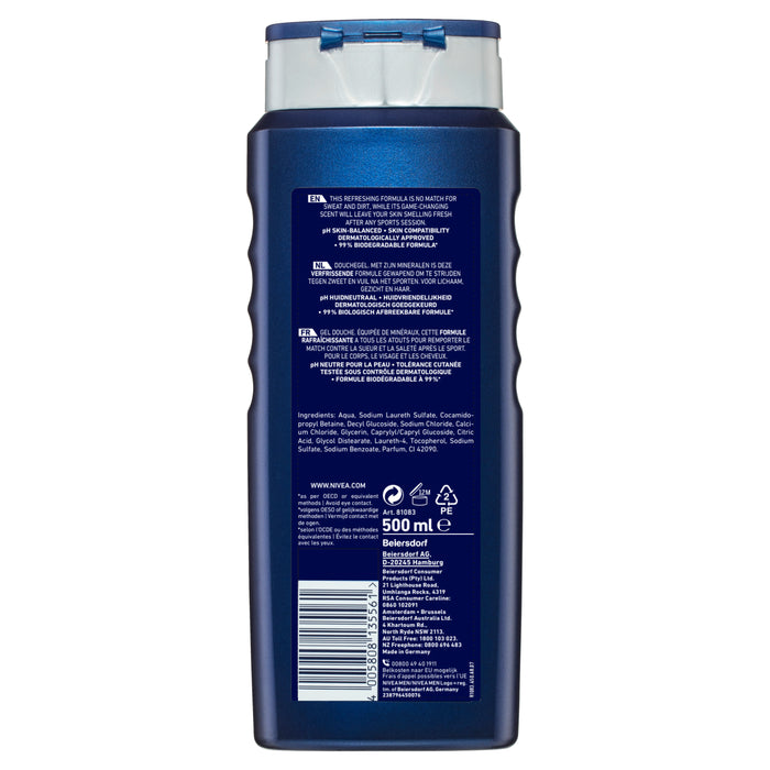 Nivea Men Sport Shower Gel 500ml.