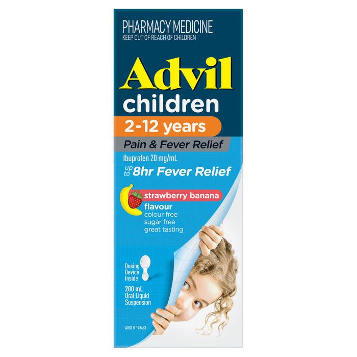 Advil Pain & Fever Suspension 200ml