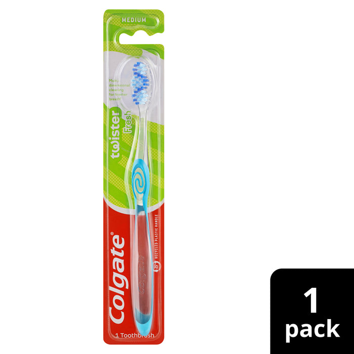 Colgate Twister Toothbrush Medium Single