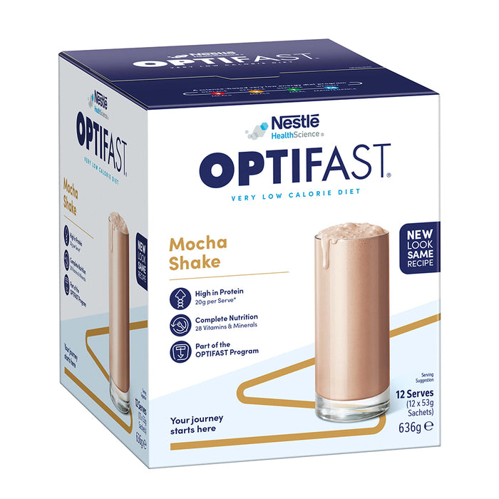 Optifast VLCD Shake Mocha 12 x 53g.