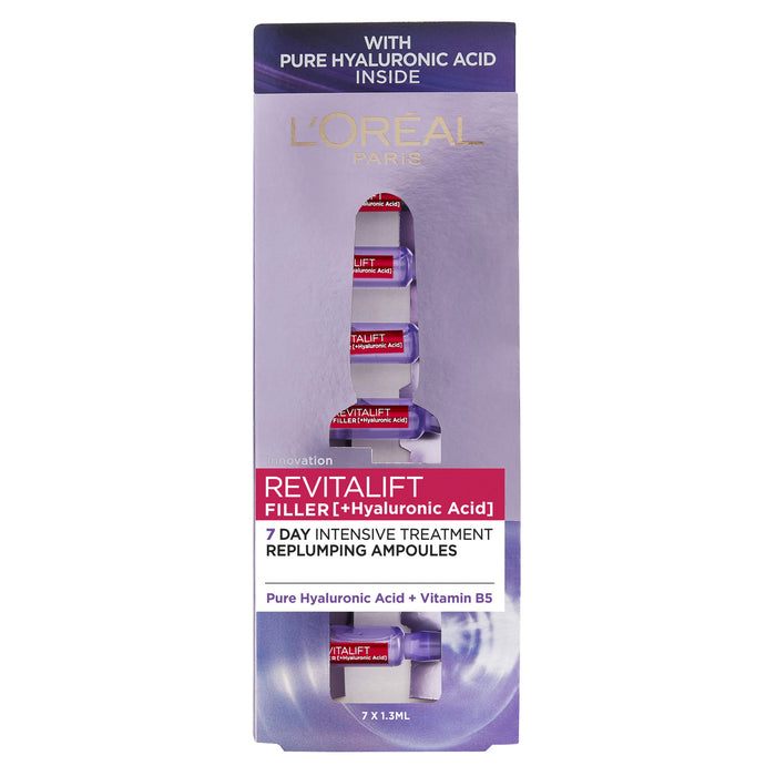 L'Oreal Revitalift Filler Ampoules 7x1.3ml.