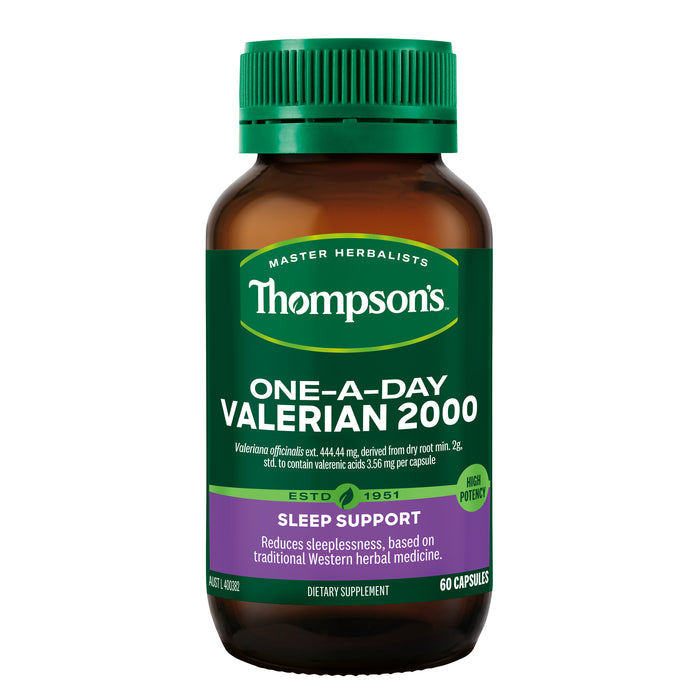 Thompson's One-a-day Valerian 2000mg 60 Capsules.
