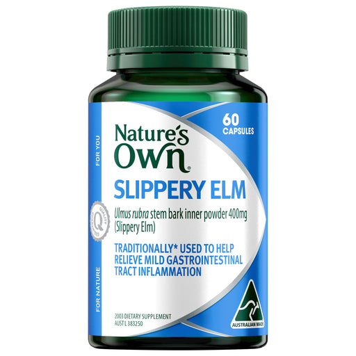 Nature's Own Slippery Elm 60 Capsules.