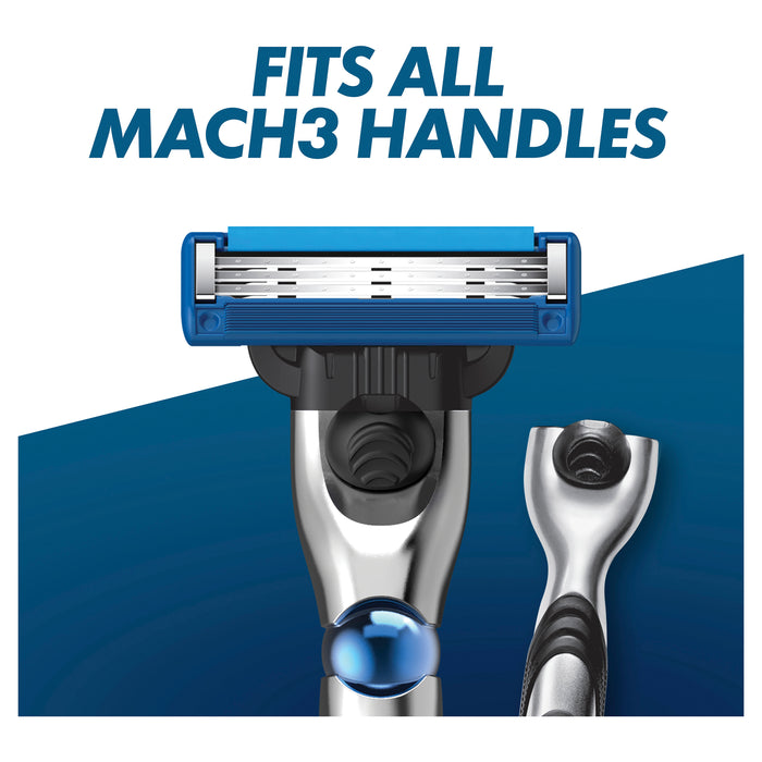 Gillette Mach 3 Turbo 3D Manual Razor and 2 Blades