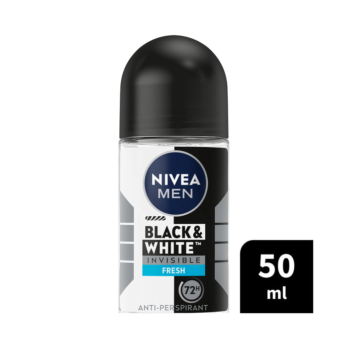 Nivea Men Deodorant Black & White Fresh Roll On 50ml