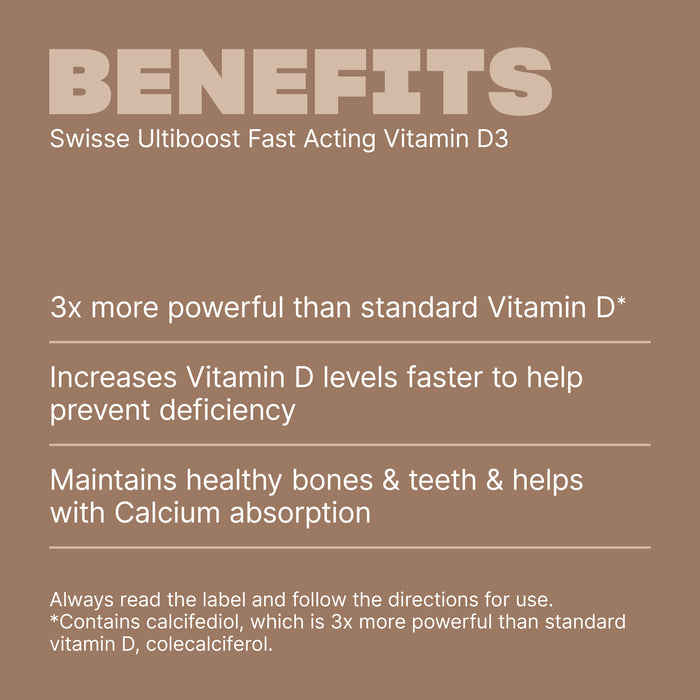 Fast Acting Vitamin D3 90 Capsules